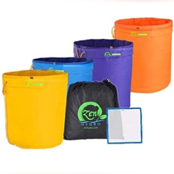 Other - ZenHydro Hydroponic Outdoor iPower Bubble Grow / Filter Bags (4 Bags - 5 Gal)
